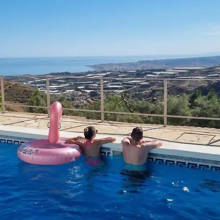 Casa La Flor, With Seaview In Region Malaga Sayalonga